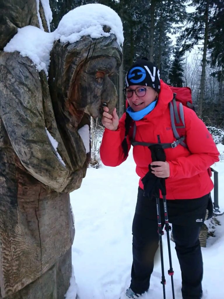 Winter auf dem Scheibenberg Winterwandern